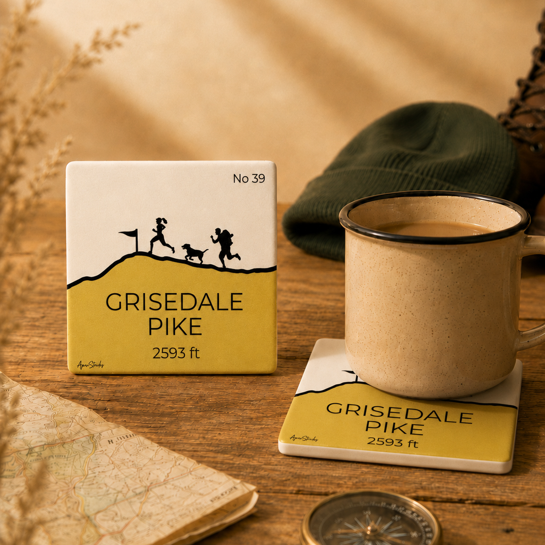 Grisedale Pike Ceramic Coaster