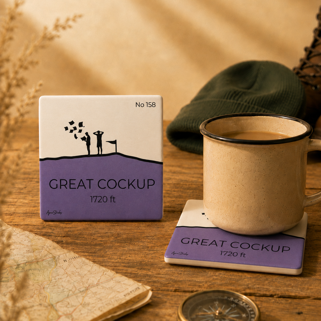 Great Cockup Ceramic Coaster