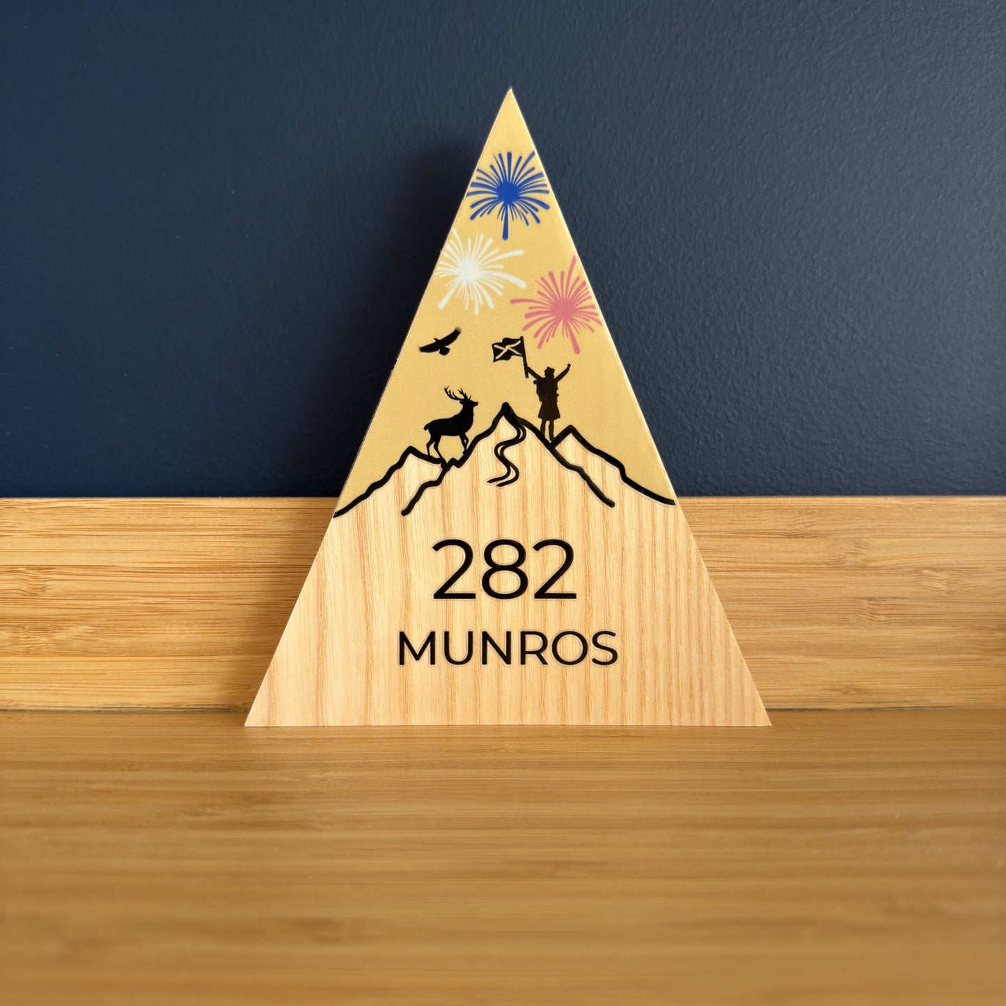 282 Munros - Handmade Wooden Peak