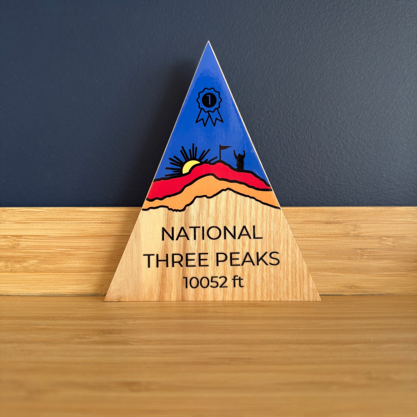 The National Three Peaks - Handmade Wooden Peak