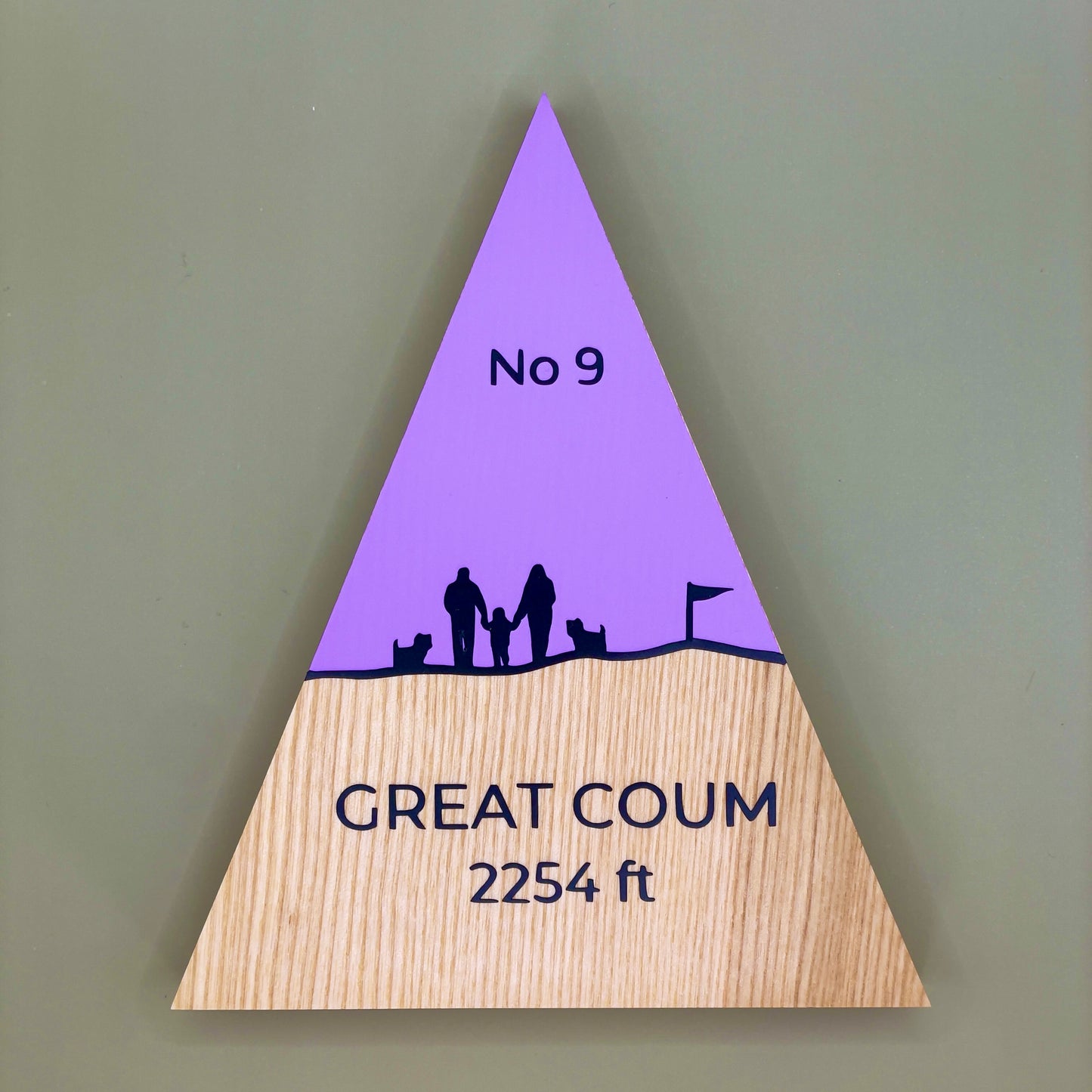 Great Coum - Handmade Wooden Peak