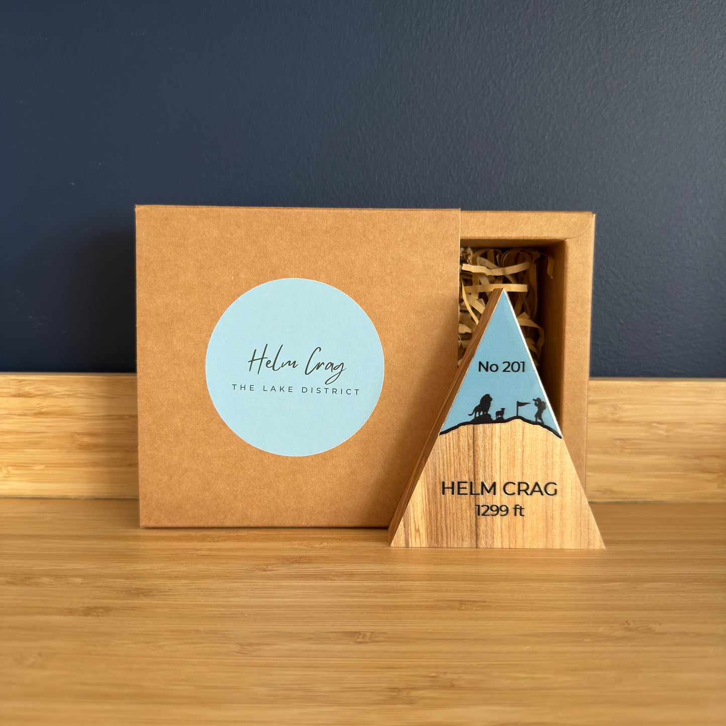 Helm Crag - Handmade Wooden Peak