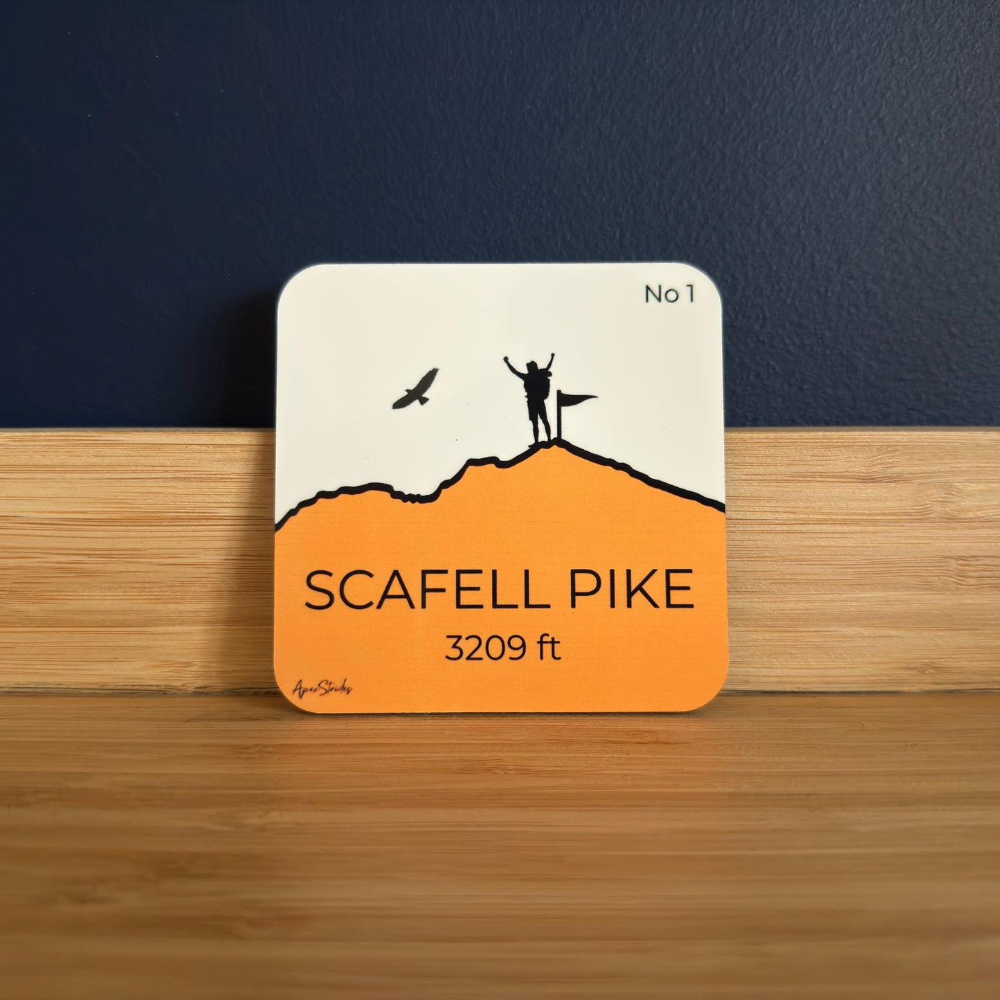 Scafell Pike - Handmade Coaster