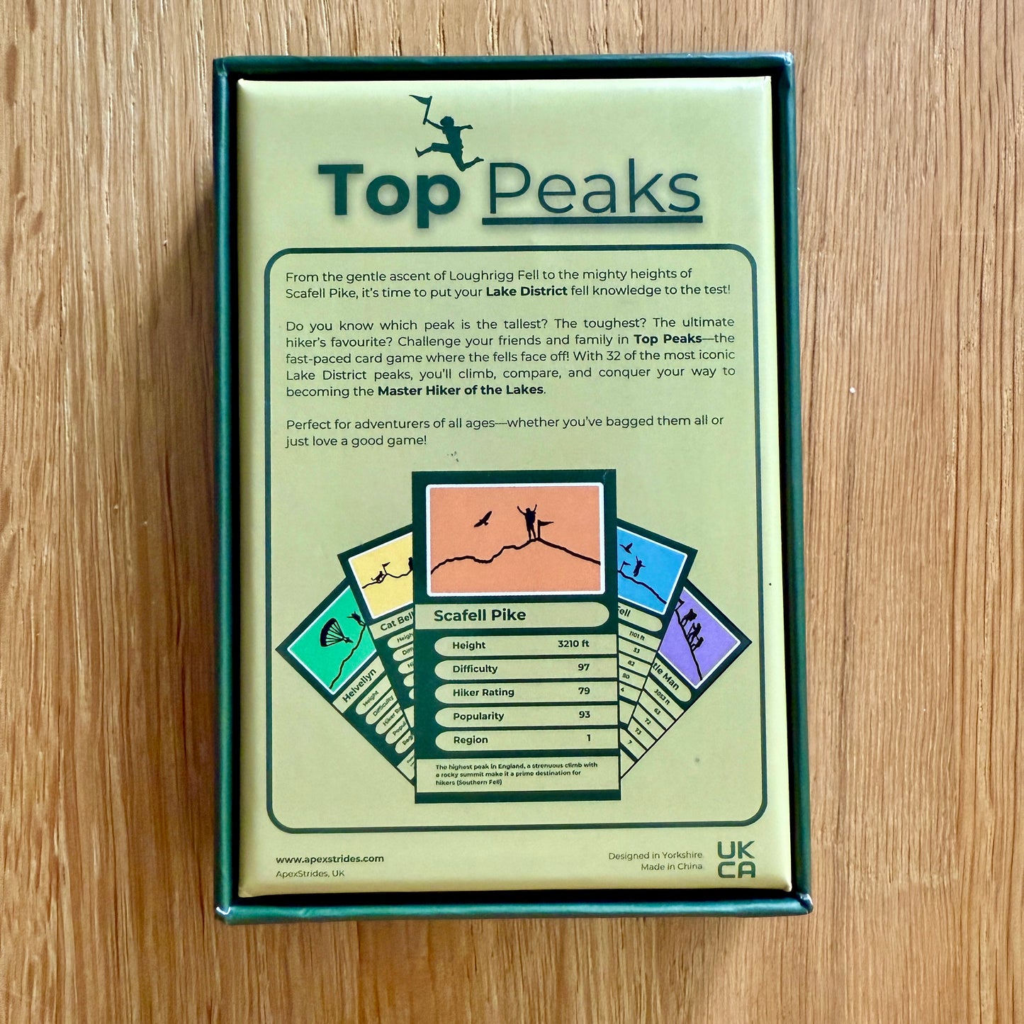 Top Peaks Wainwrights Edition - Card Game