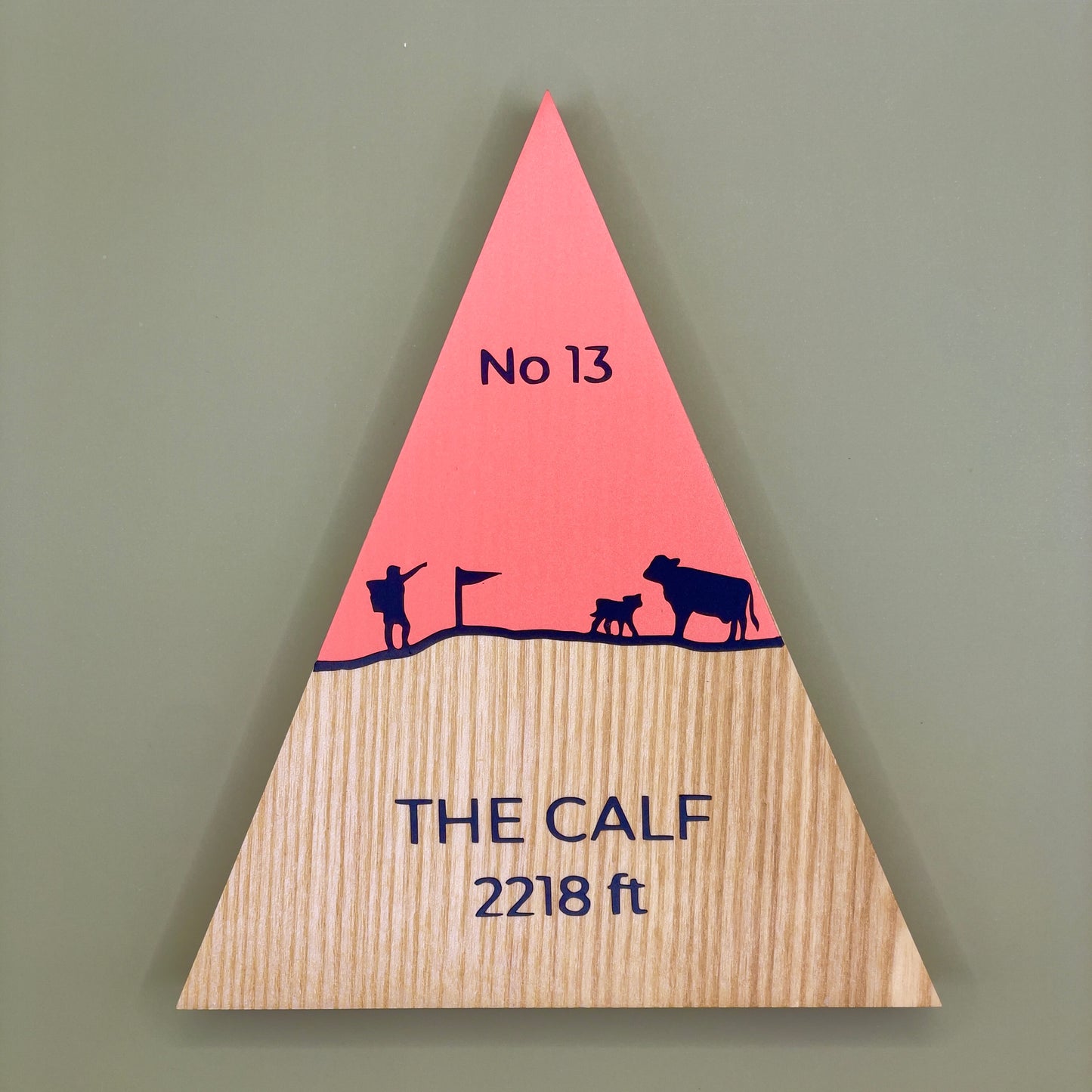 The Calf - Handmade Wooden Peak