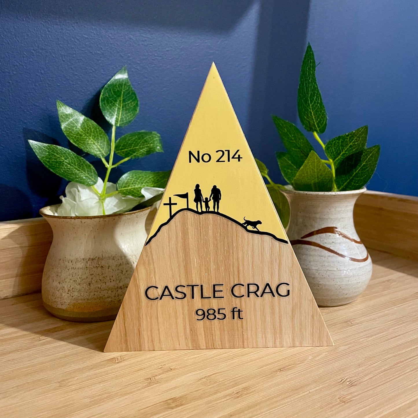 Castle Crag - Handmade Wooden Peak