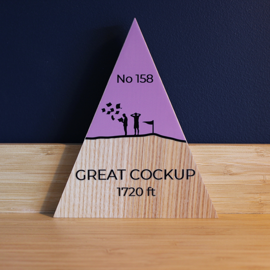 Great Cockup - Handmade Wooden Peak