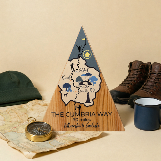The Cumbria Way - Handmade Wooden Peak