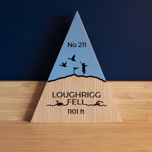 Loughrigg Fell - Handmade Wooden Peak