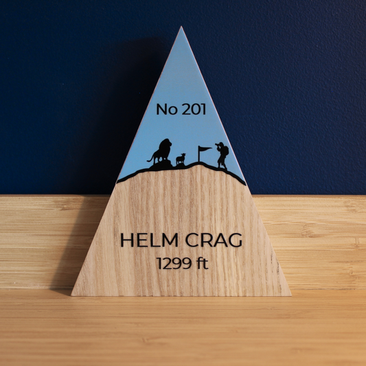 Helm Crag - Handmade Wooden Peak