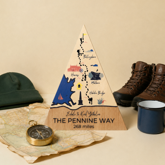 The Pennine Way - Handmade Wooden Peak