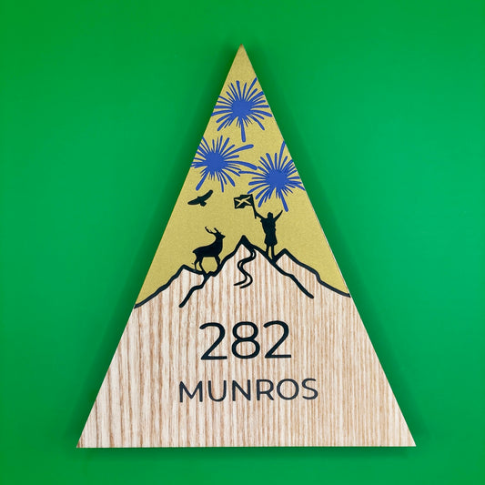 282 Munros - Handmade Wooden Peak