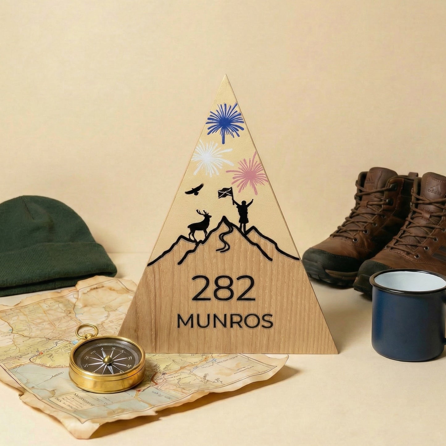 282 Munros - Handmade Wooden Peak