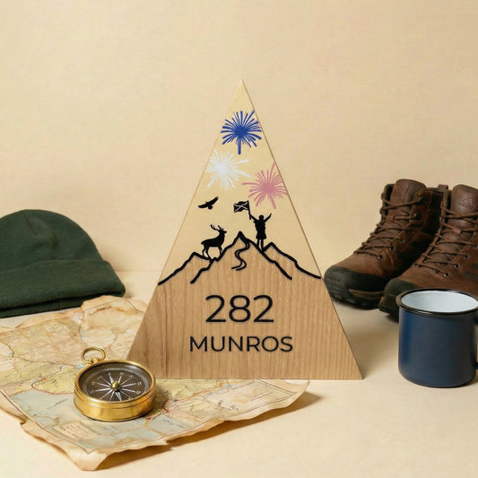 282 Munros - Handmade Wooden Peak