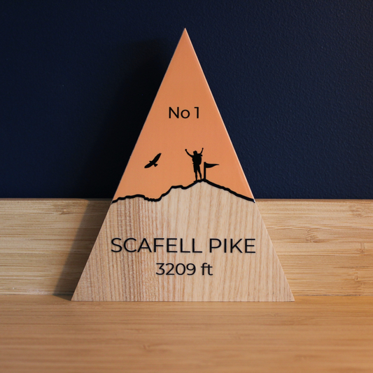 Scafell Pike - Handmade Wooden Peak