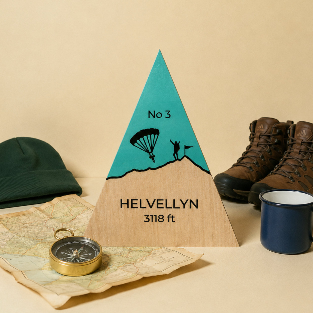 Helvellyn - Handmade Wooden Peak