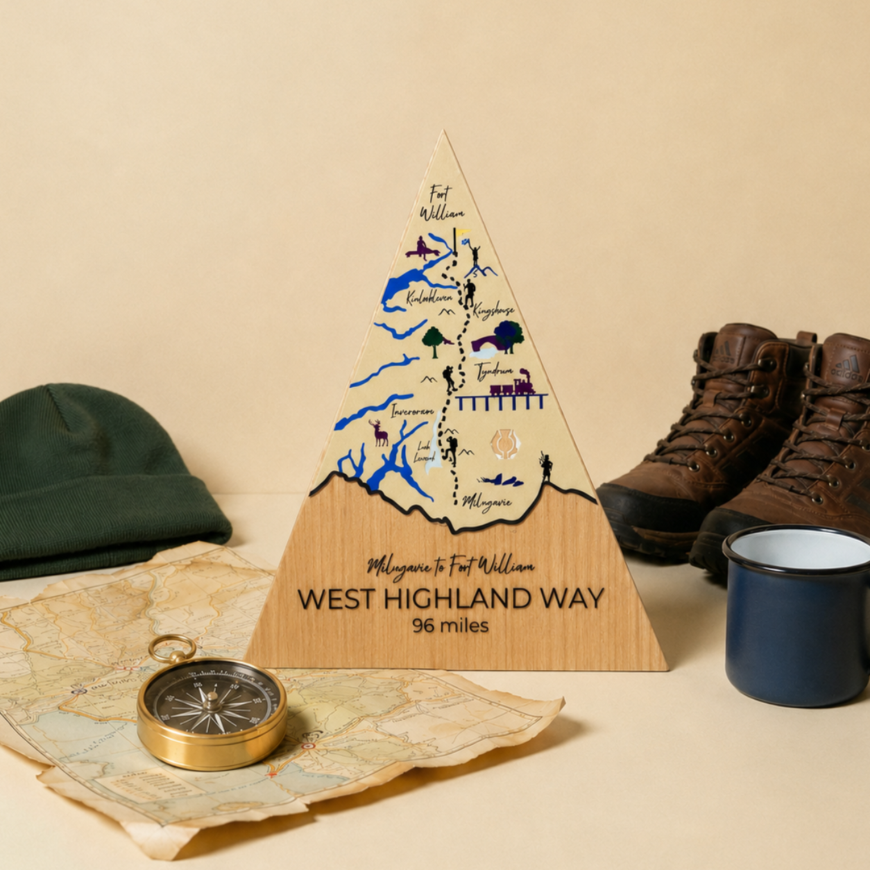West Highland Way - Handmade Wooden Peak