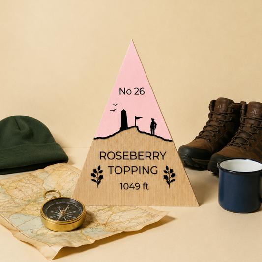 Roseberry Topping - Handmade Wooden Peak