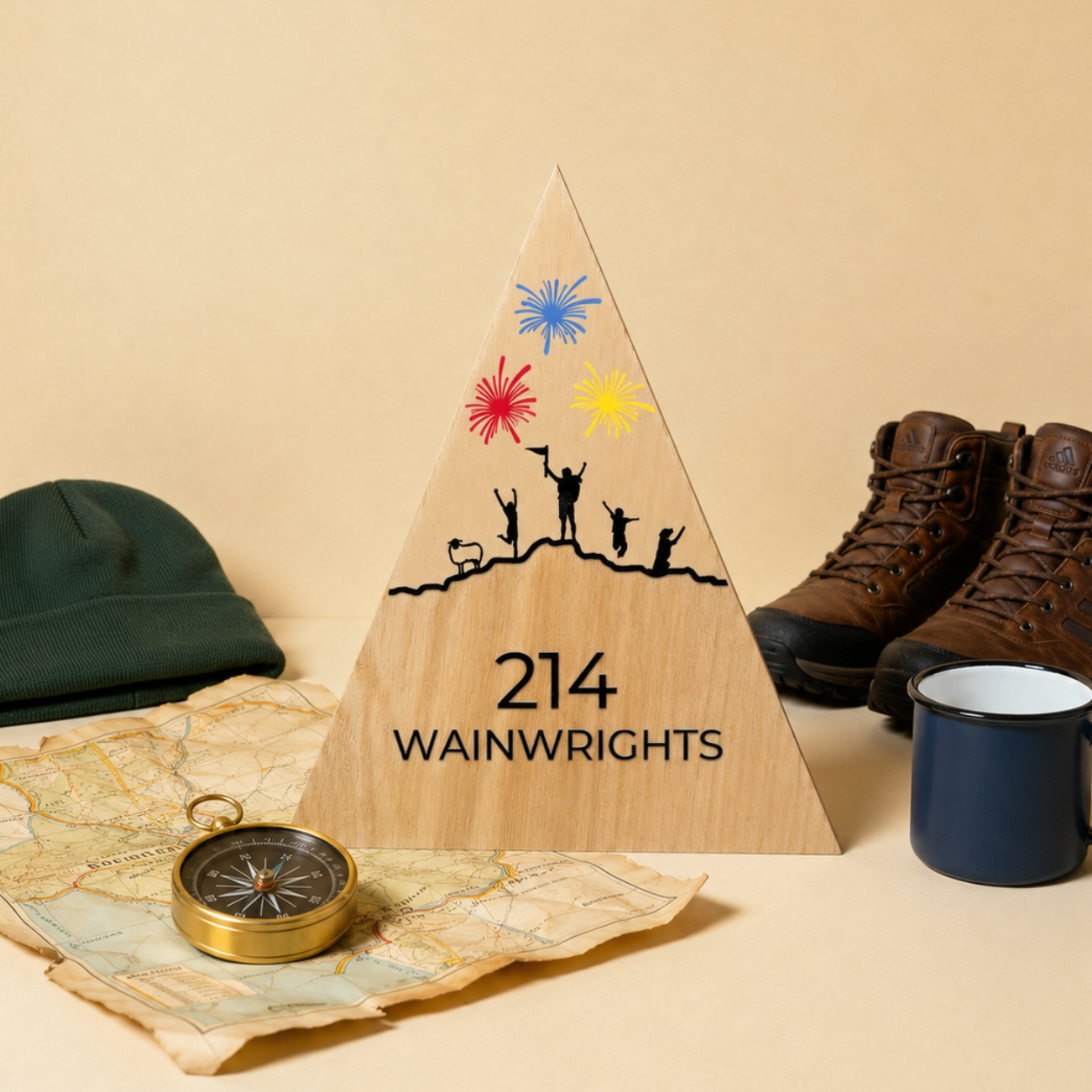 214 Wainwrights - Handmade Wooden Peak