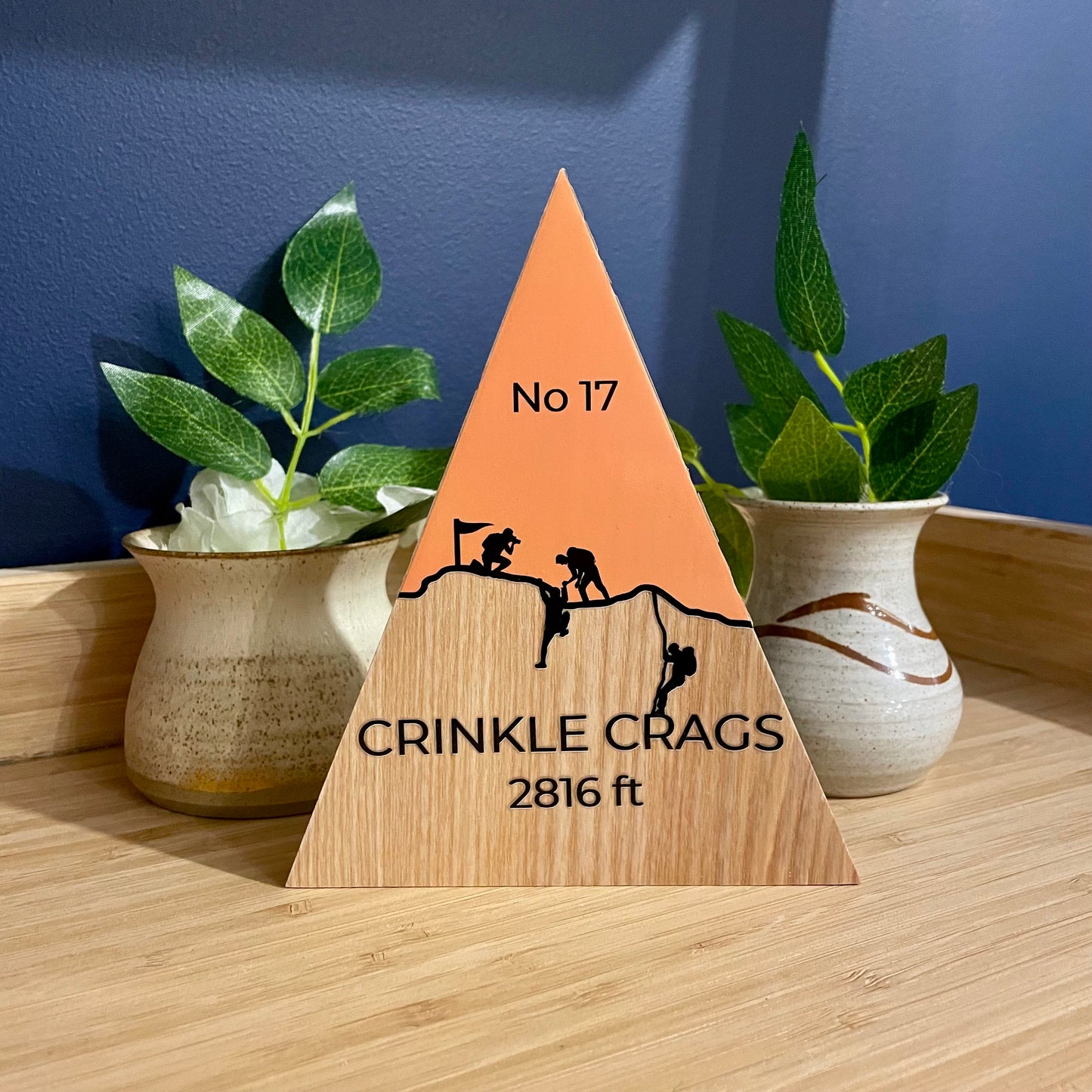 Crinkle Crags - Handmade Wooden Peak
