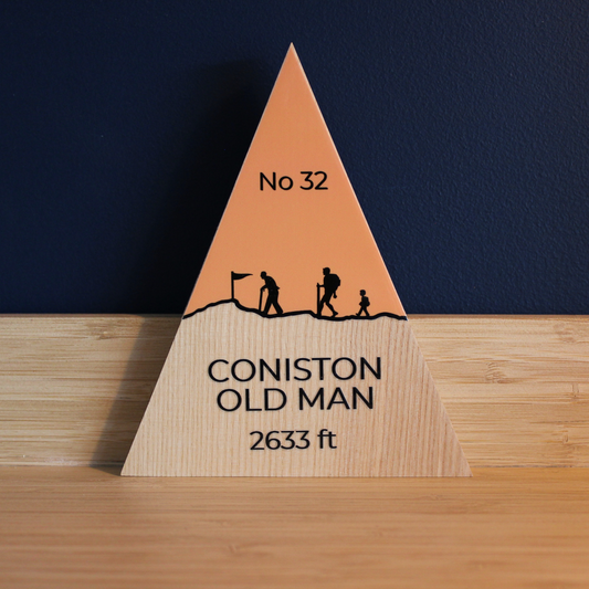Coniston Old Man - Handmade Wooden Peak