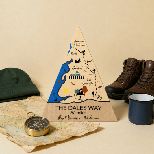 The Dales Way - Handmade Wooden Peak