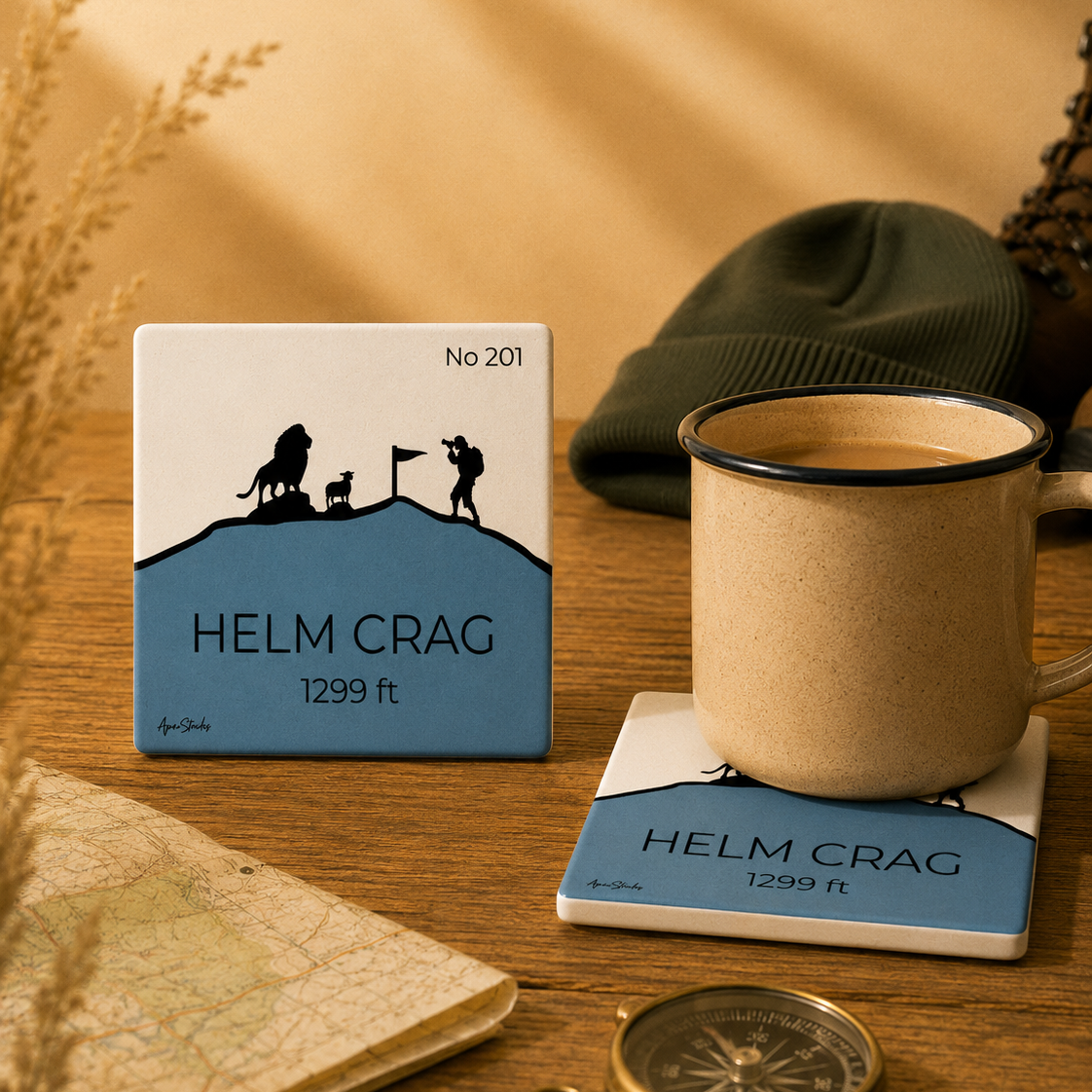 Helm Crag Ceramic Coaster