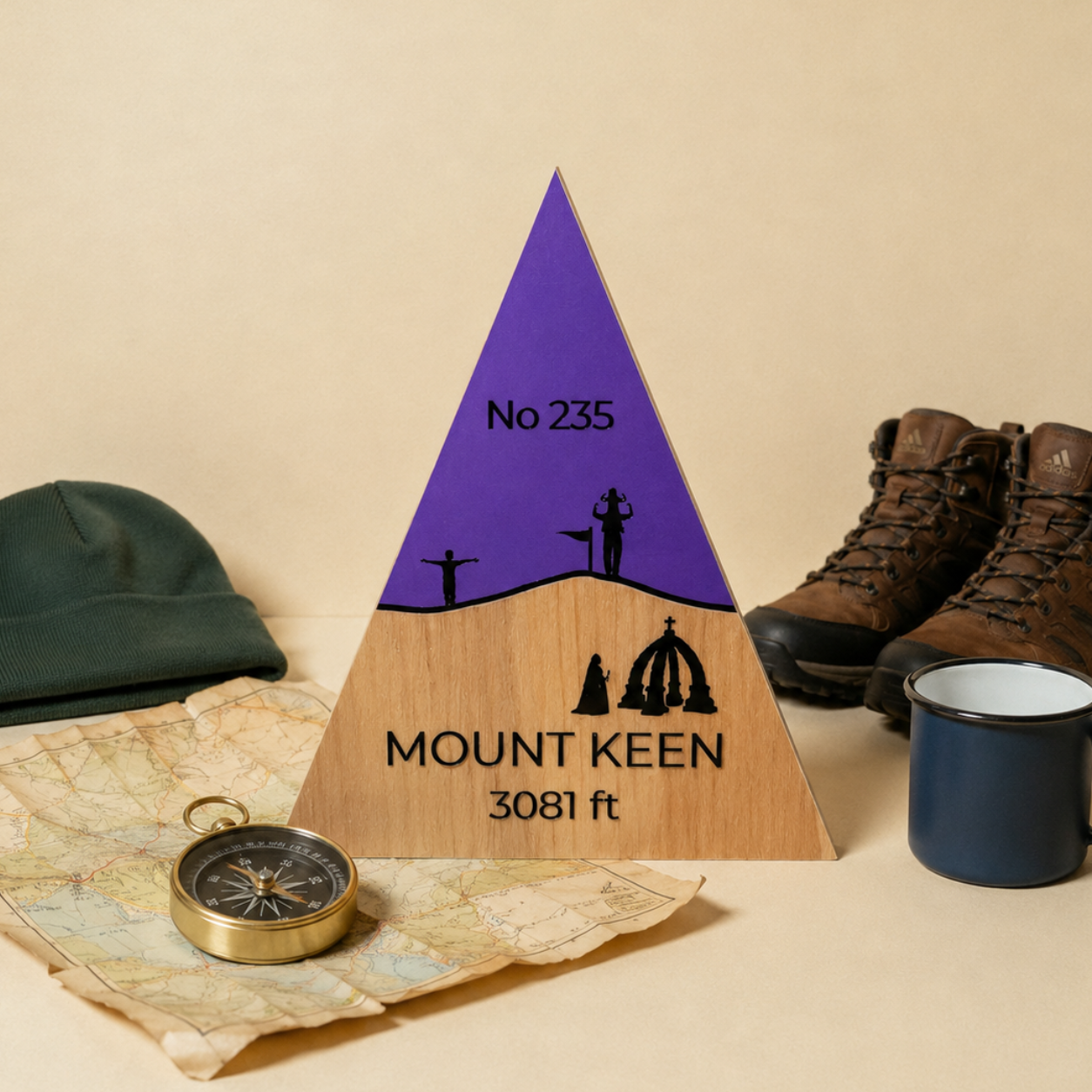 Mount Keen - Handmade Wooden Peak
