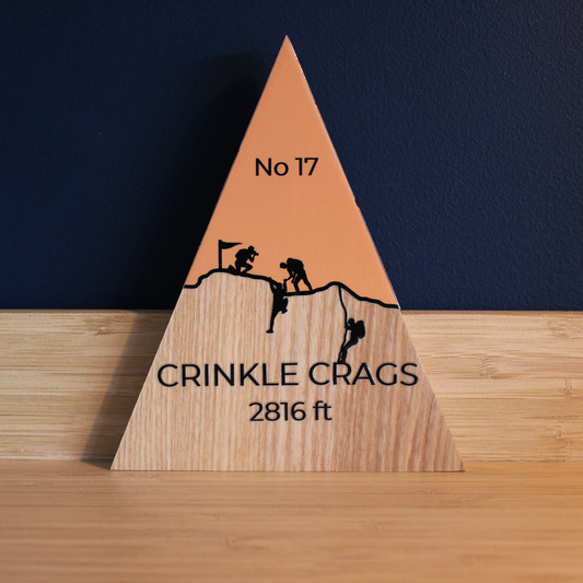 Crinkle Crags - Handmade Wooden Peak