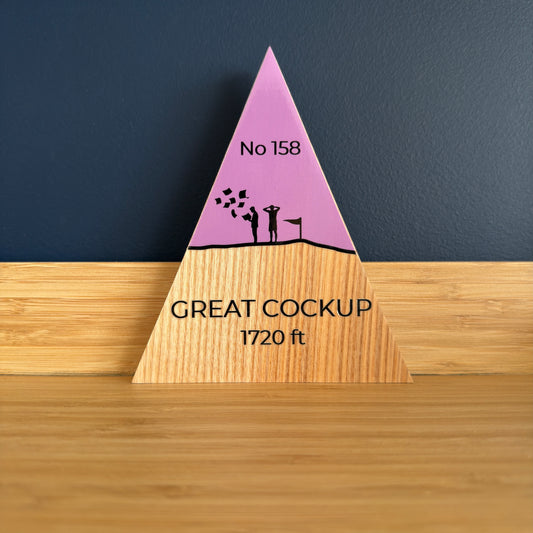Great Cockup - Handmade Wooden Peak