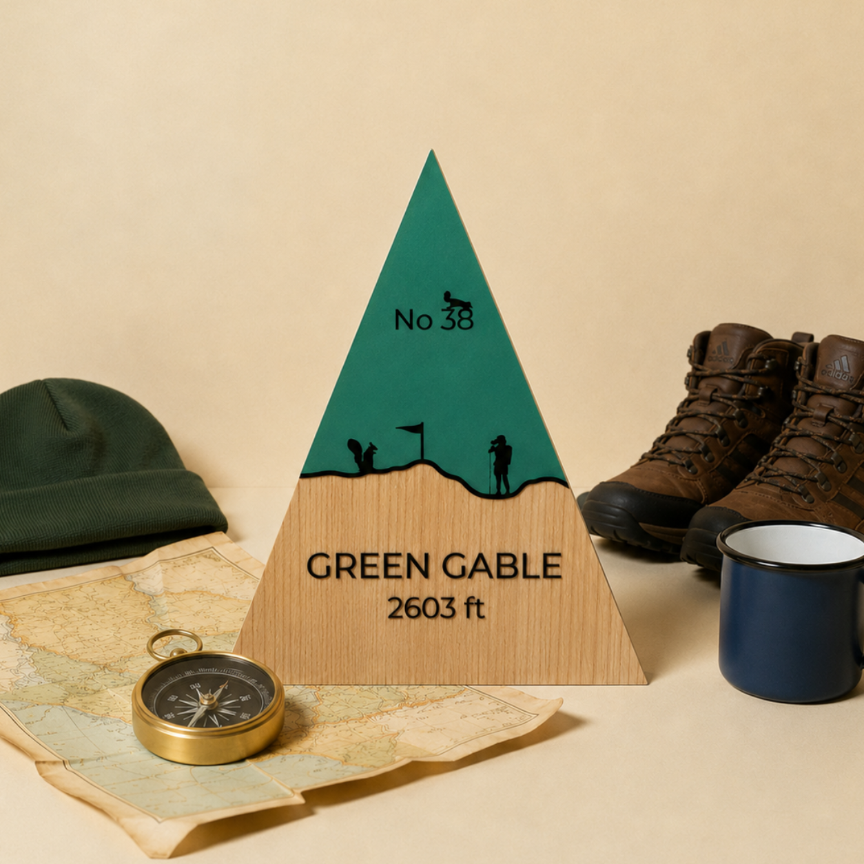 Green Gable - Handmade Wooden Peak