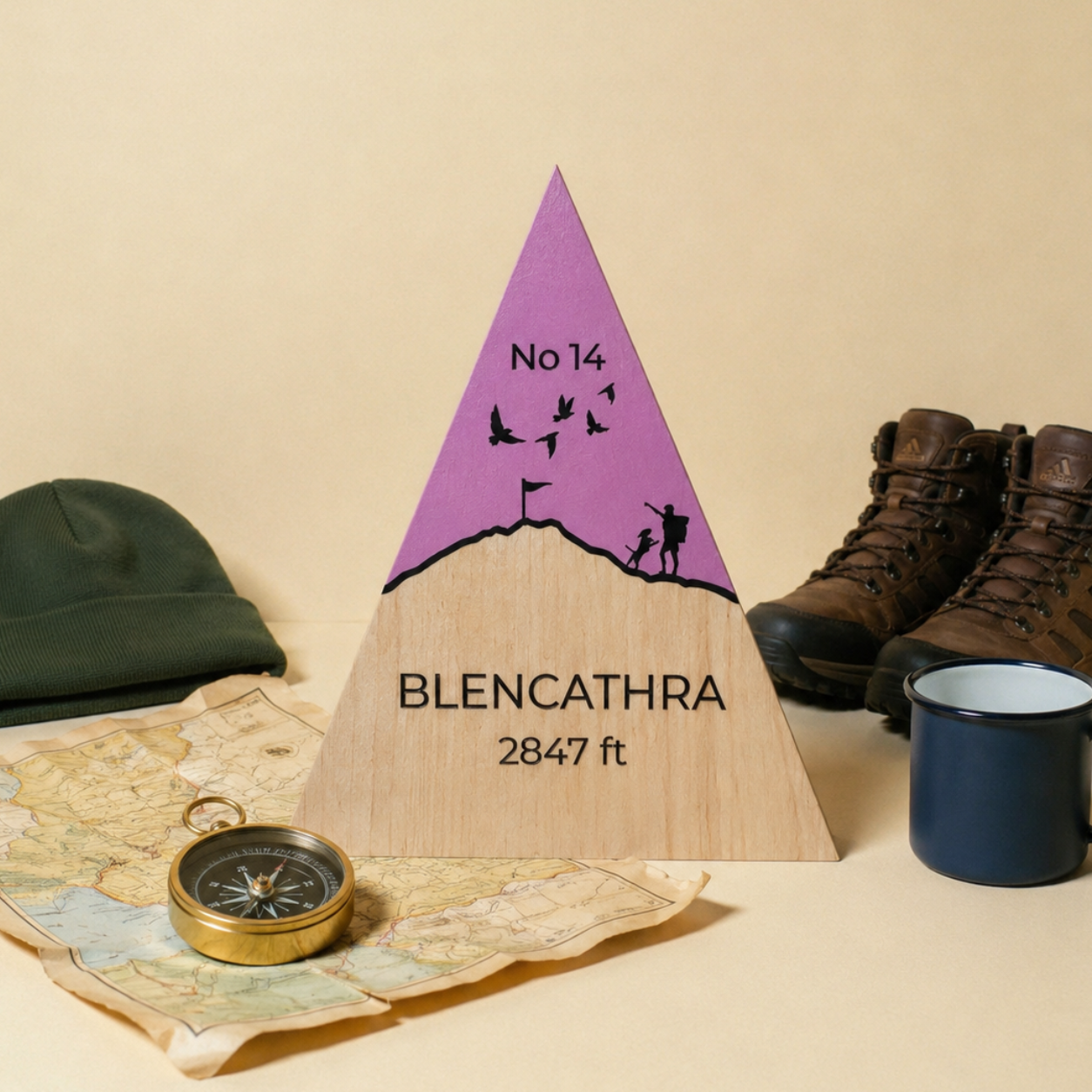 Blencathra - Handmade Wooden Peak