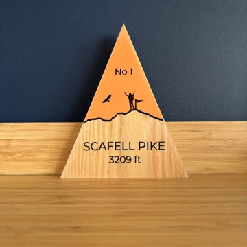 Scafell Pike - Handmade Wooden Peak