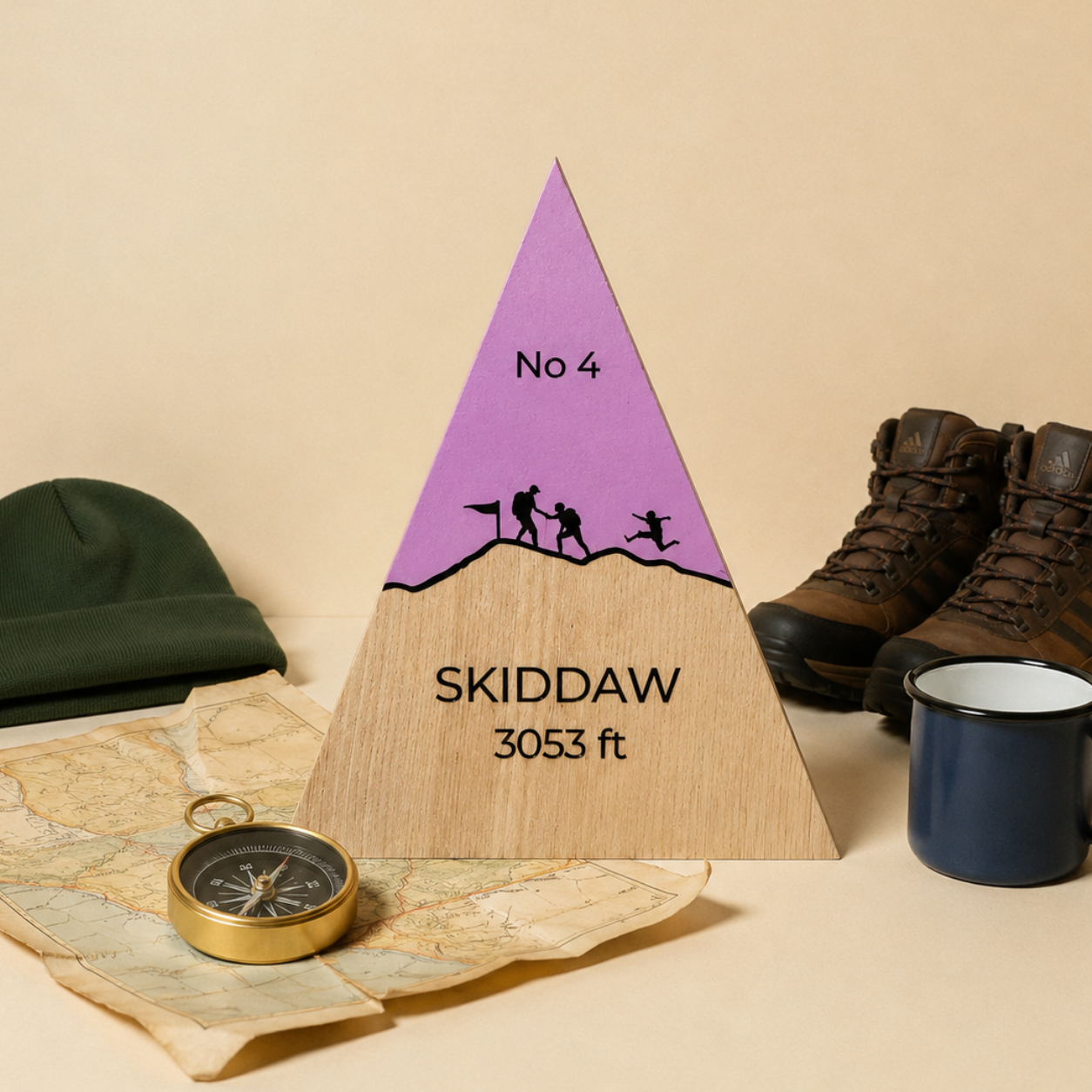Skiddaw - Handmade Wooden Peak