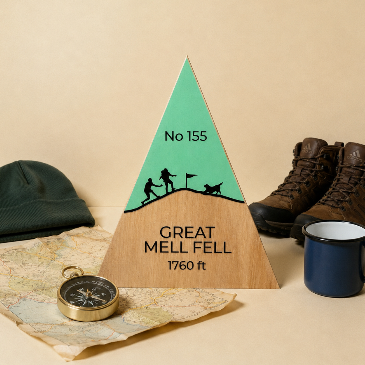 Great Mell Fell - Handmade Wooden Peak