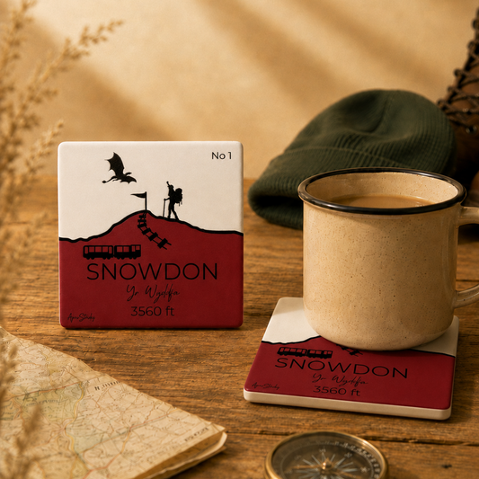 Snowdon (Yr Wyddfa) Ceramic Coaster