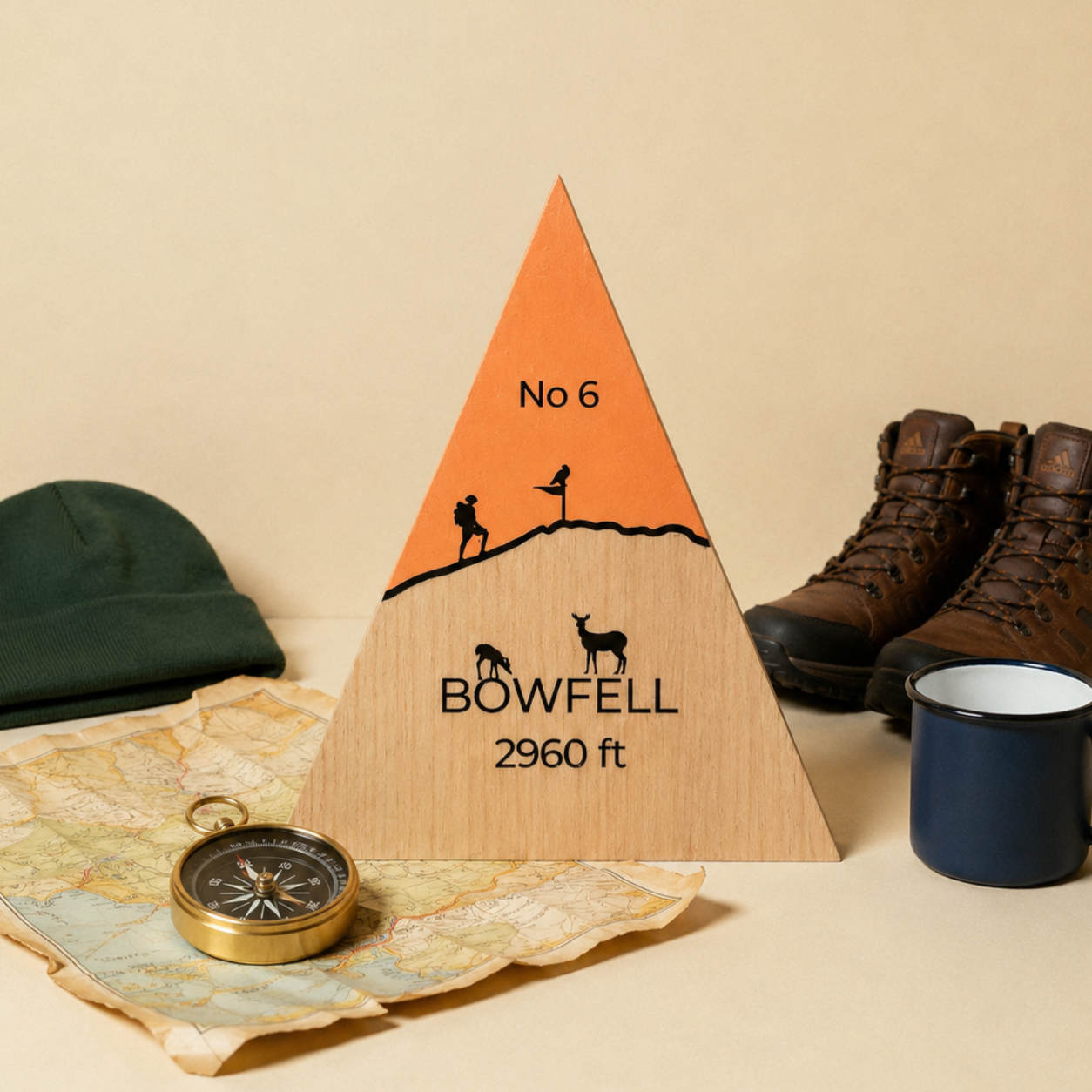 Bowfell - Handmade Wooden Peak