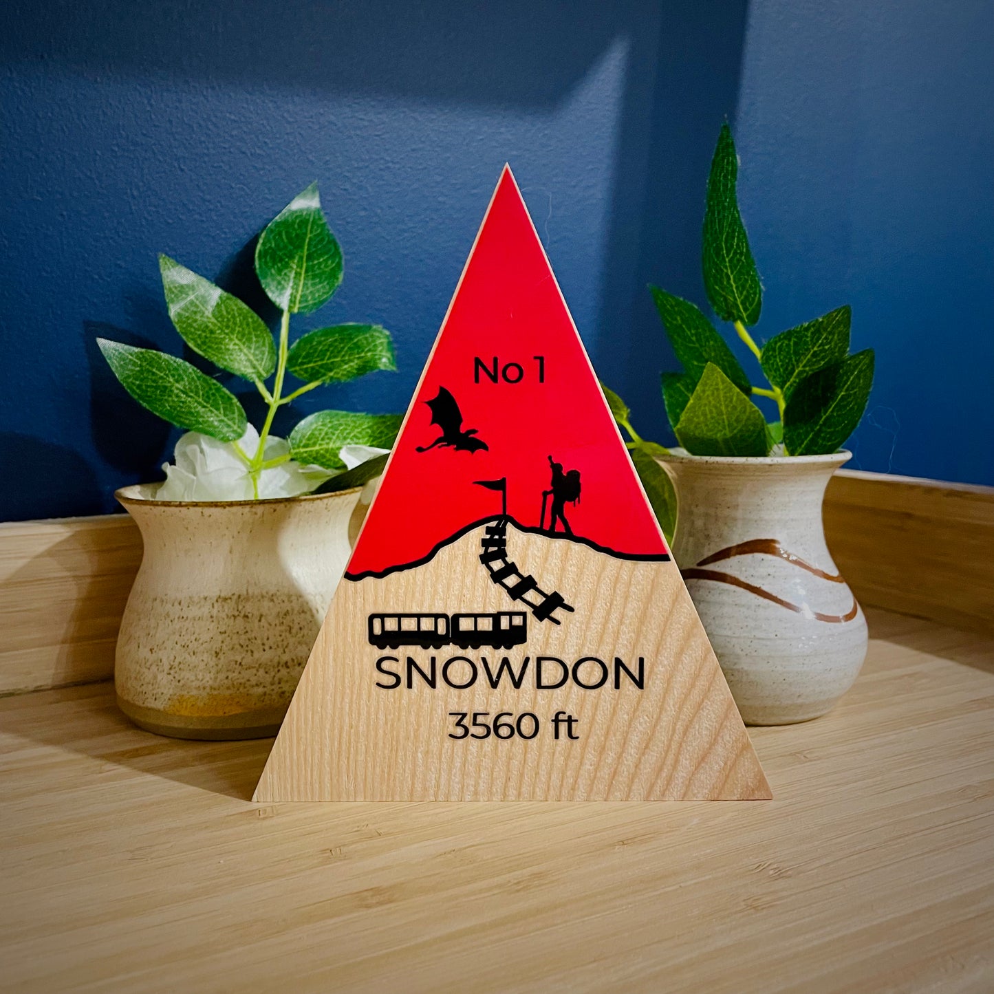Snowdon - Handmade Wooden Peak