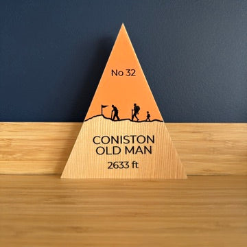 Coniston Old Man - Handmade Wooden Peak