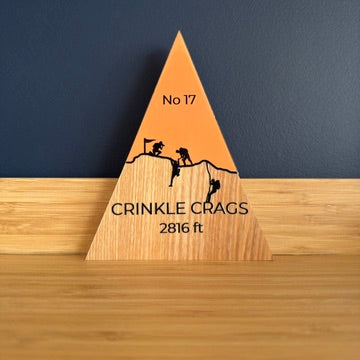Crinkle Crags - Handmade Wooden Peak