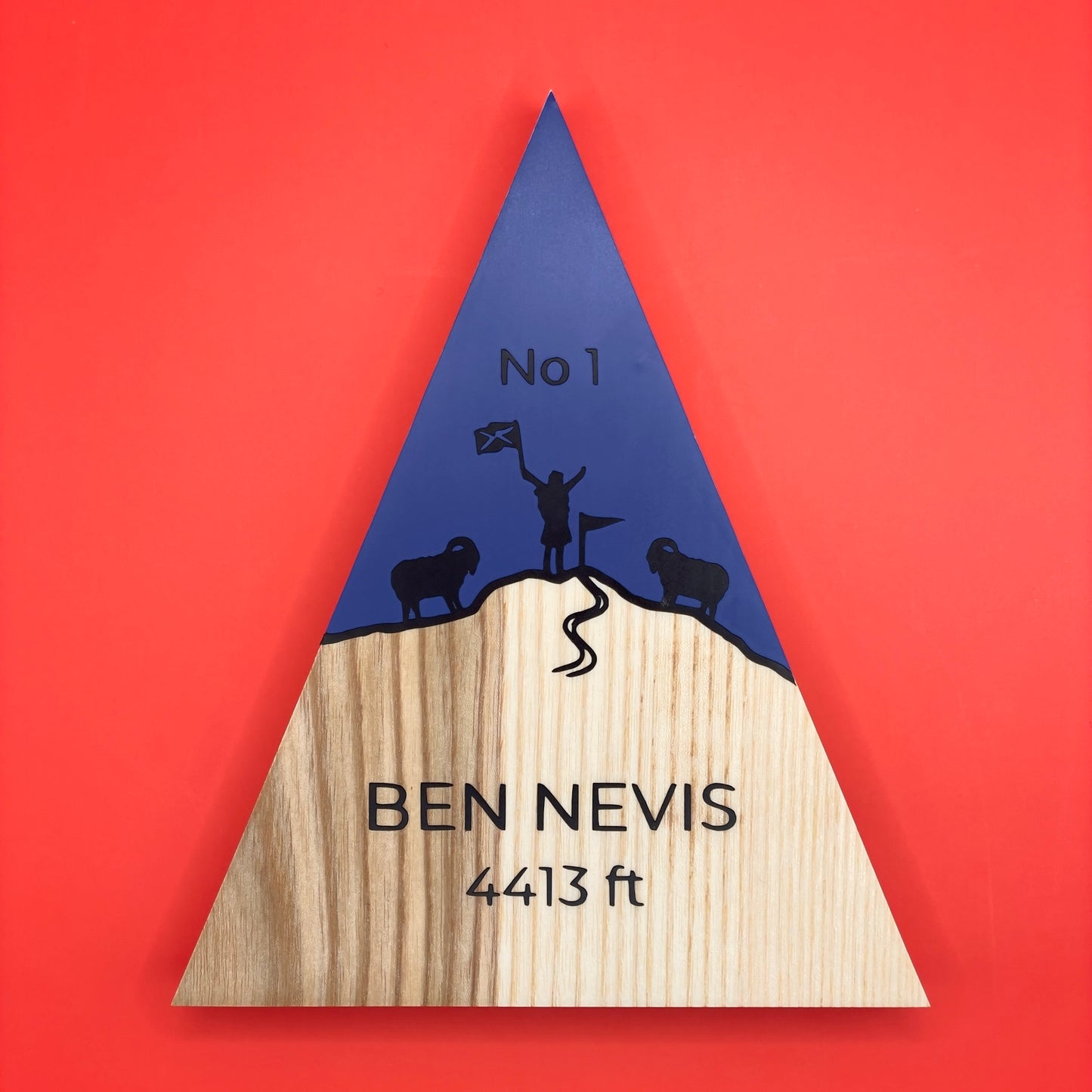 Ben Nevis - Handmade Wooden Peak