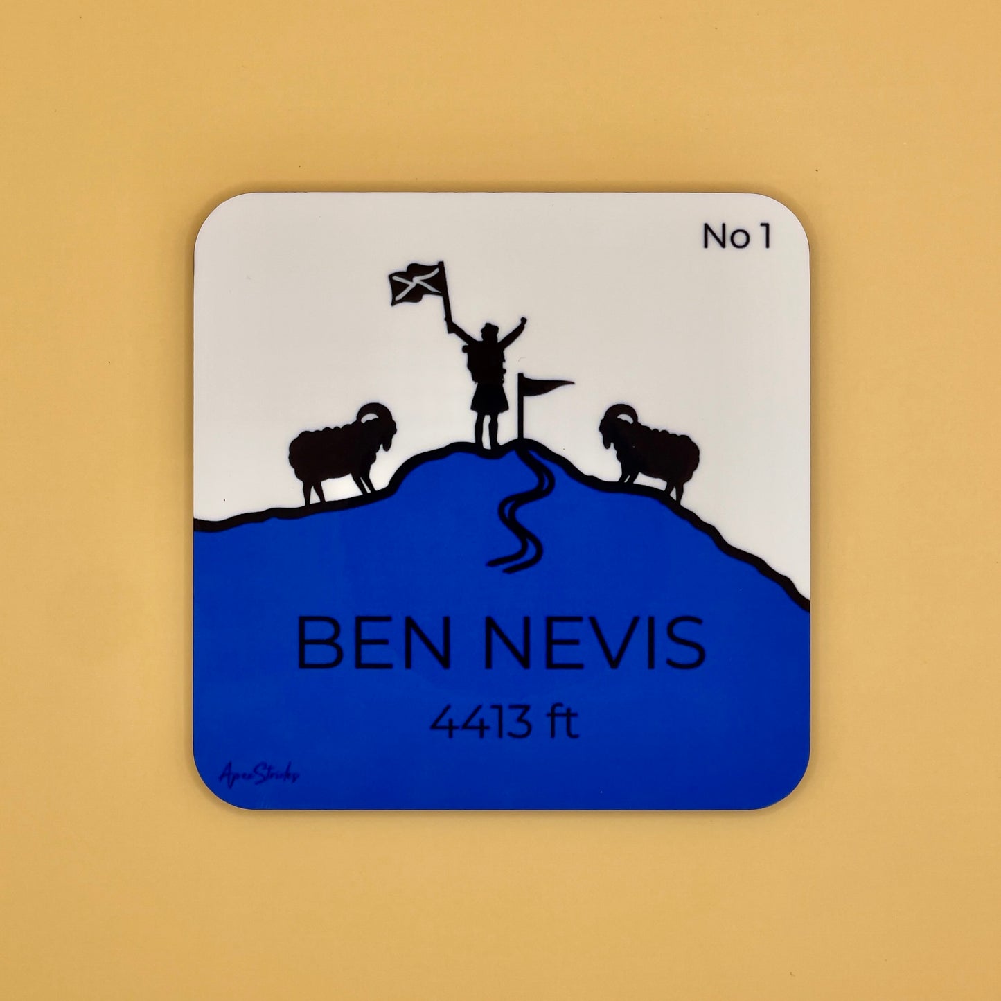 Ben Nevis - Handmade Coaster