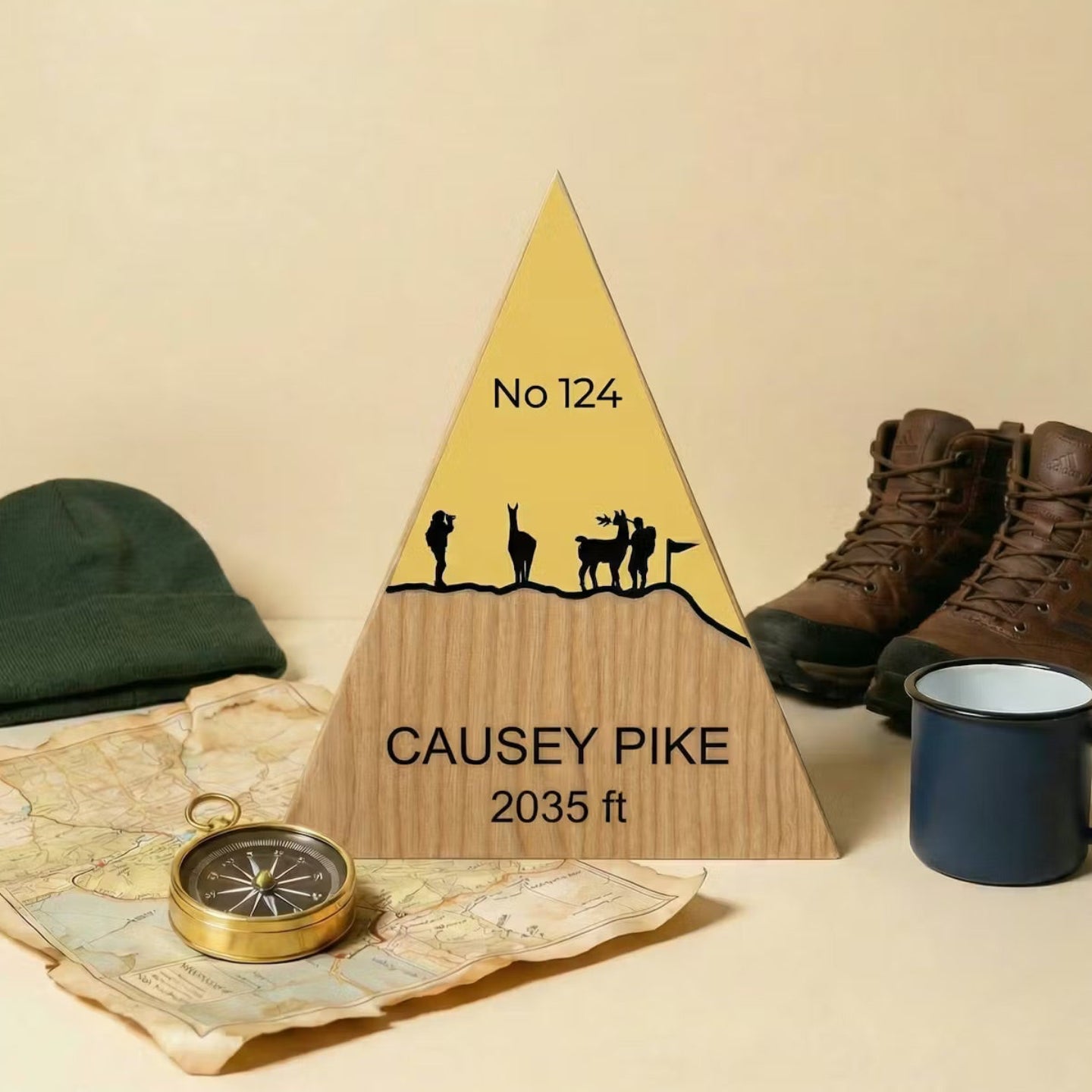 Causey Pike - Handmade Wooden Peak