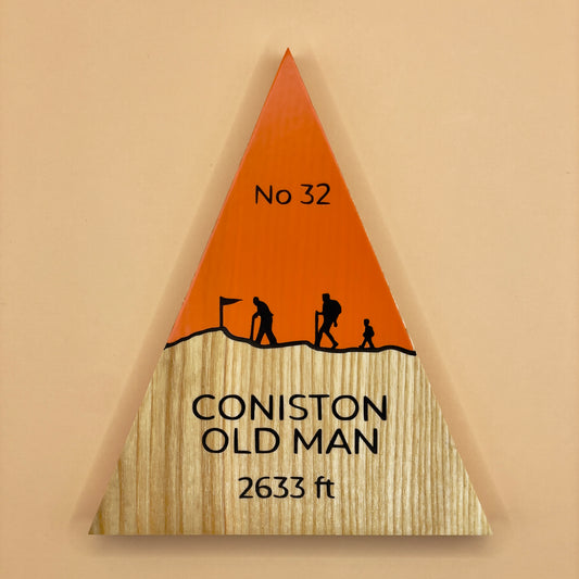 Coniston Old Man - Handmade Wooden Peak