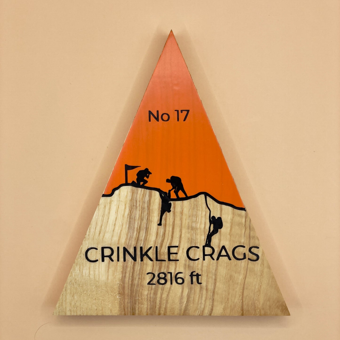 Crinkle Crags - Handmade Wooden Peak