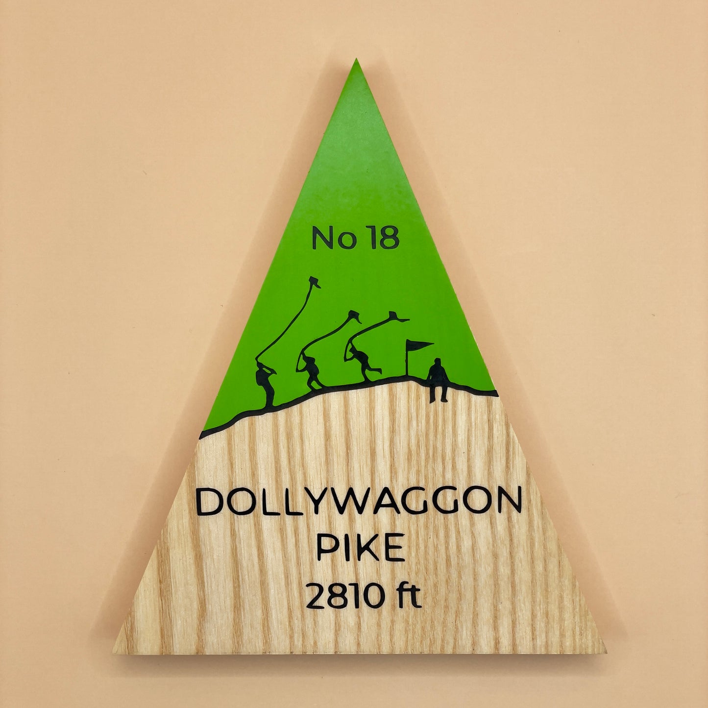 Dollywaggon Pike - Handmade Wooden Peak