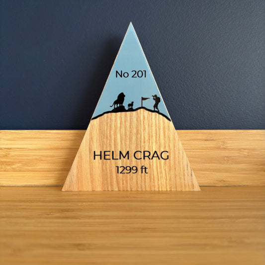 Helm Crag - Handmade Wooden Peak