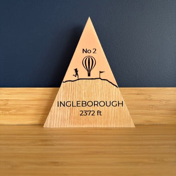 Ingleborough - Handmade Wooden Peak