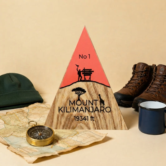 Mount Kilimanjaro  - Handmade Wooden Peak
