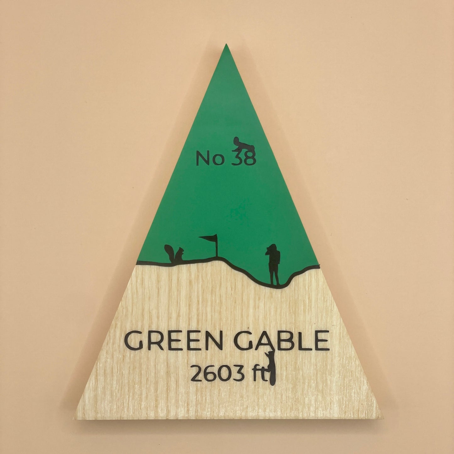 Green Gable - Handmade Wooden Peak